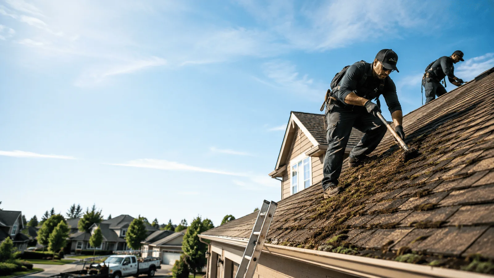 Roof Moss Removal in Huron, SD near me